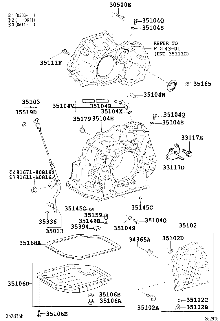35103-02100 GAGE SUB-ASSY, TRANSMISSION OIL LEVEL product image