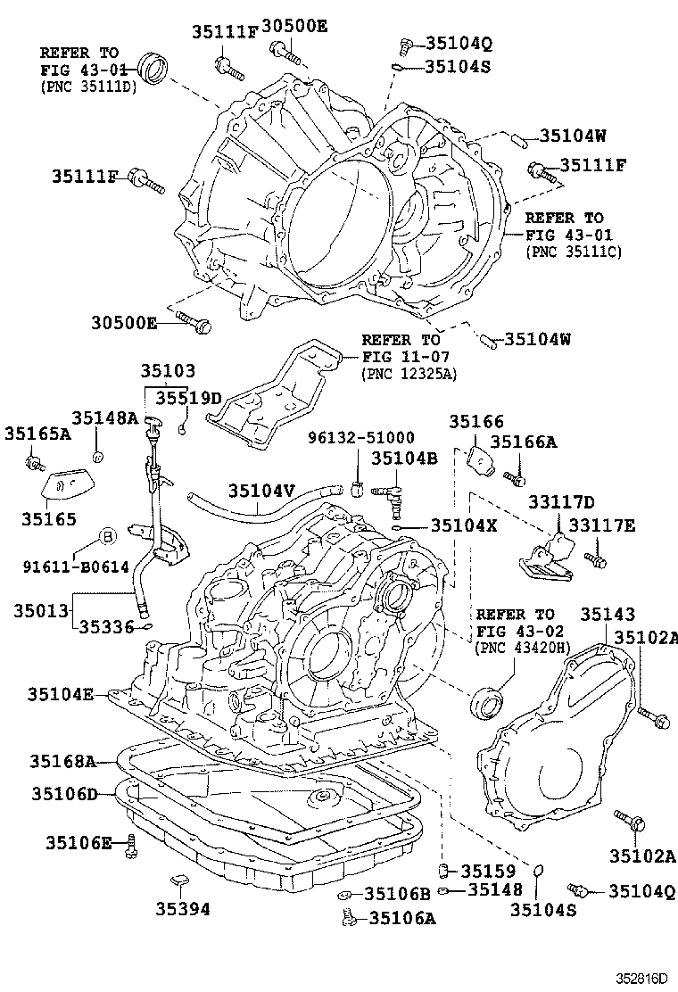 35103-02100 GAGE SUB-ASSY, TRANSMISSION OIL LEVEL product image