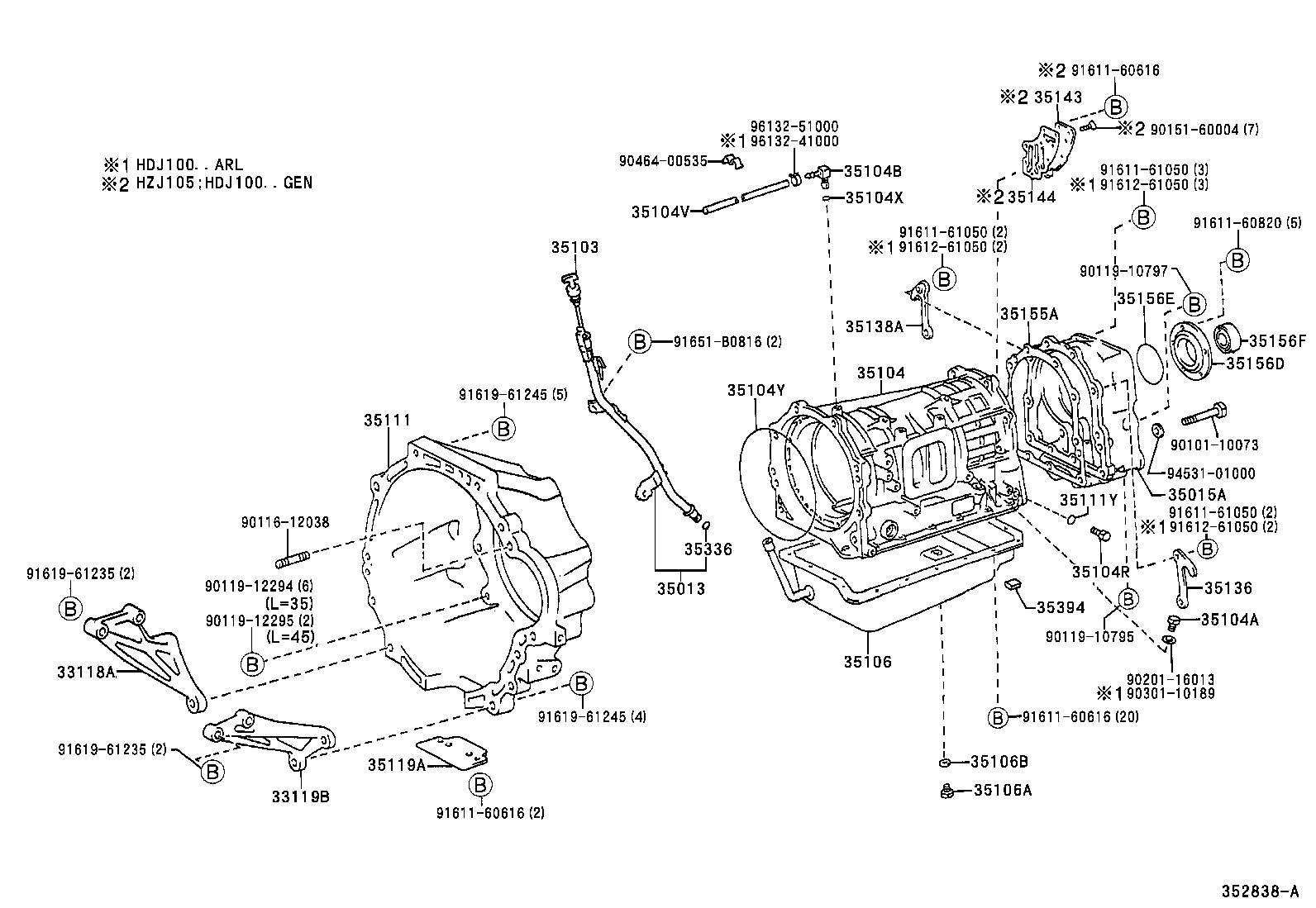 35104-60140 CASE SUB-ASSY, AUTOMATIC TRANSMISSION product image