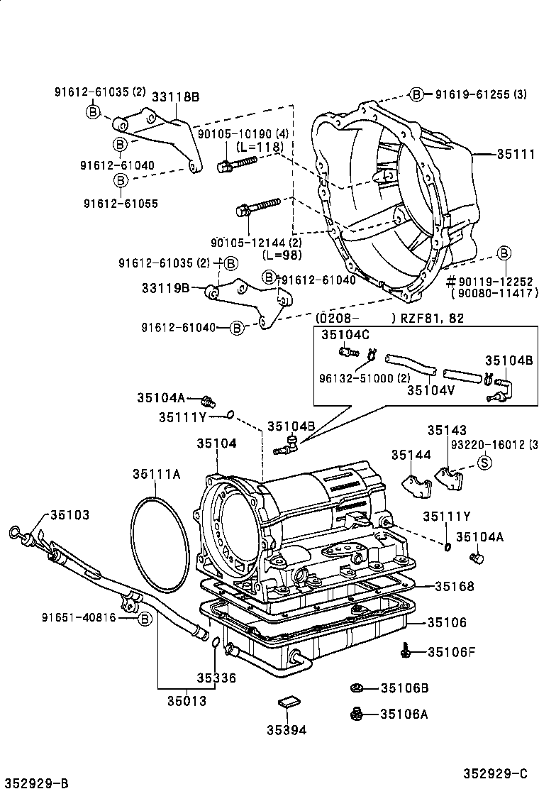 35103-38010 GAGE SUB-ASSY, TRANSMISSION OIL LEVEL product image