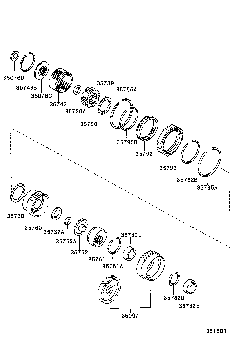 35761-32020 GEAR, REAR PLANETARY RING product image