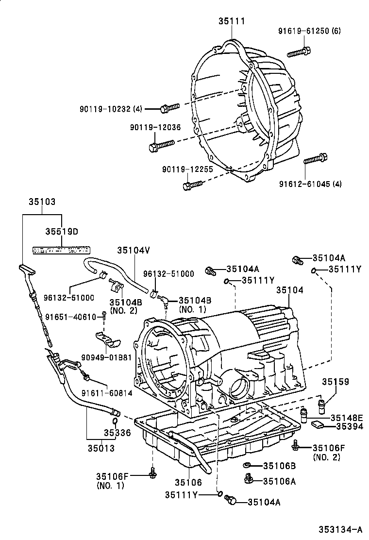 35111-50010 HOUSING, AUTOMATIC TRANSMISSION product image