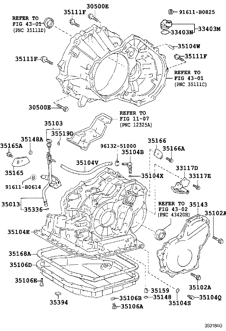 35103-02110 GAGE SUB-ASSY, TRANSMISSION OIL LEVEL product image
