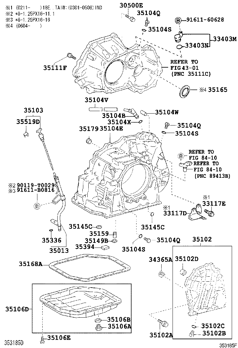 35103-02110 GAGE SUB-ASSY, TRANSMISSION OIL LEVEL product image