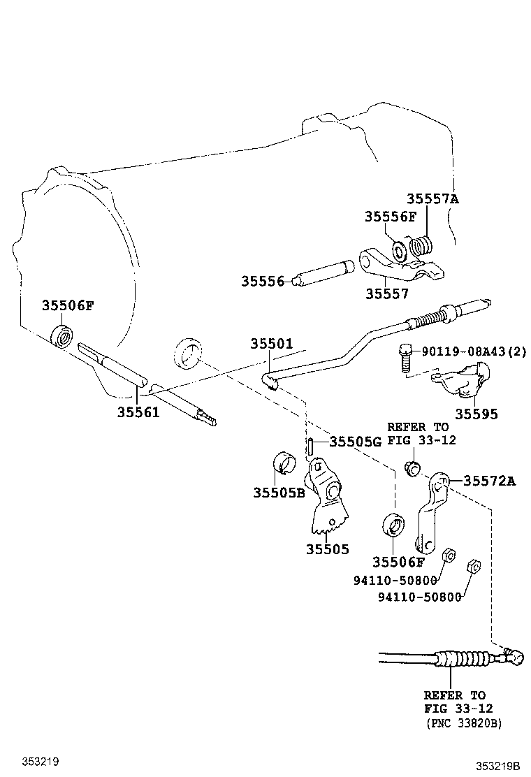 35520-25010 CABLE ASSY, THROTTLE product image