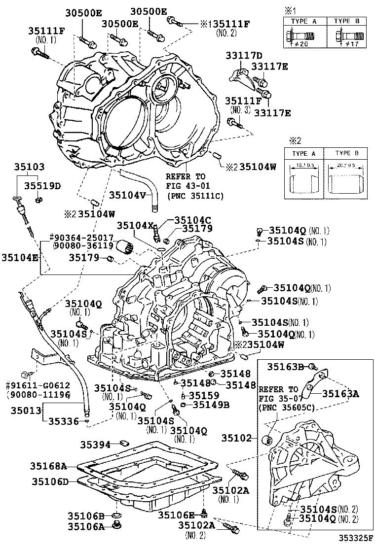 35104-06010 CASE SUB-ASSY, AUTOMATIC TRANSAXLE product image