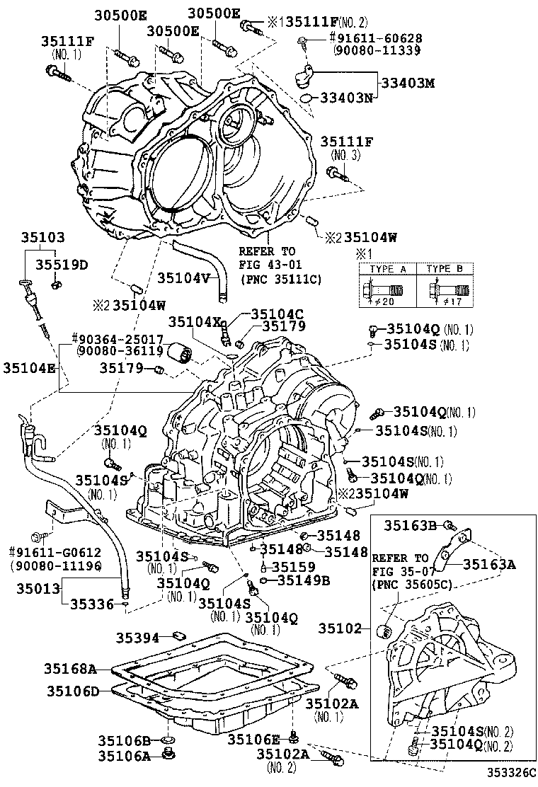 35104-06010 CASE SUB-ASSY, AUTOMATIC TRANSAXLE product image