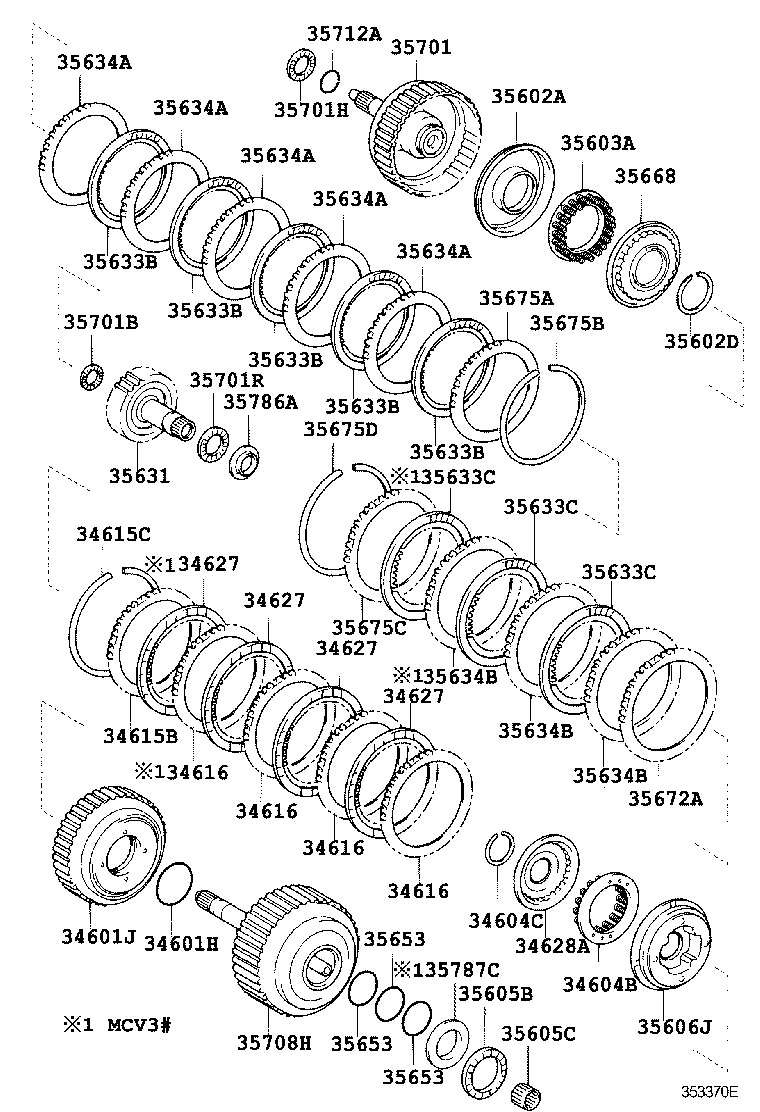 35605-06010 DRUM SUB-ASSY, DIRECT CLUTCH product image