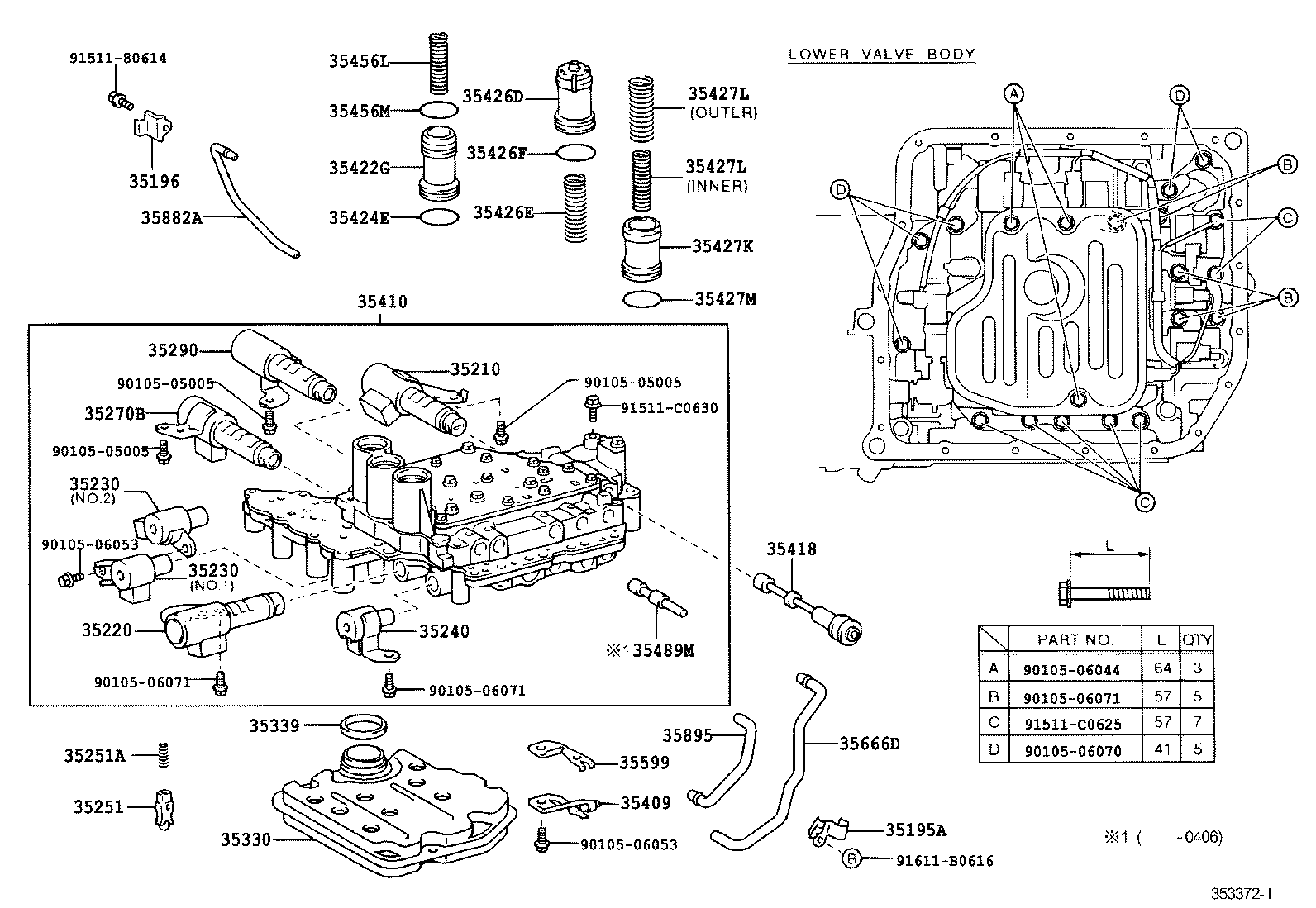 35220-33010 SOLENOID ASSY, CLUTCH CONTROL, NO.2 product image
