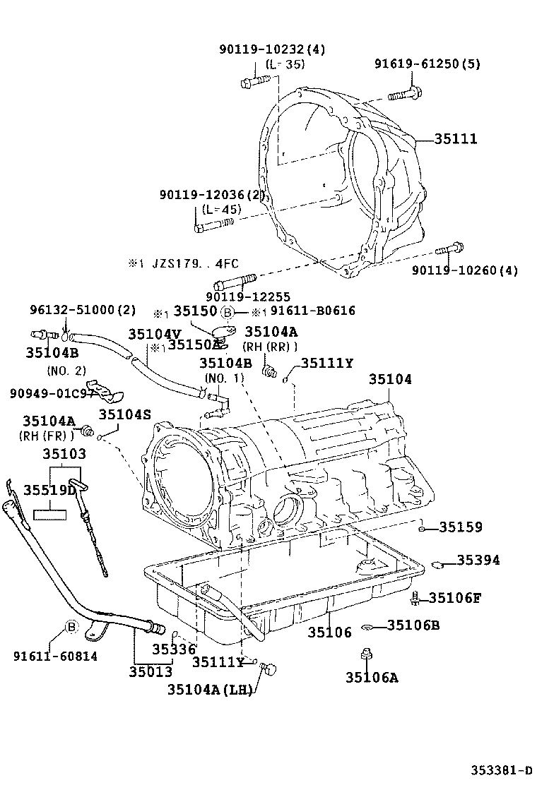 35106-30220 PAN SUB-ASSY, AUTOMATIC TRANSMISSION OIL product image