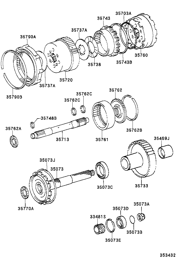 35720-36040 GEAR ASSY, FRONT PLANETARY product image