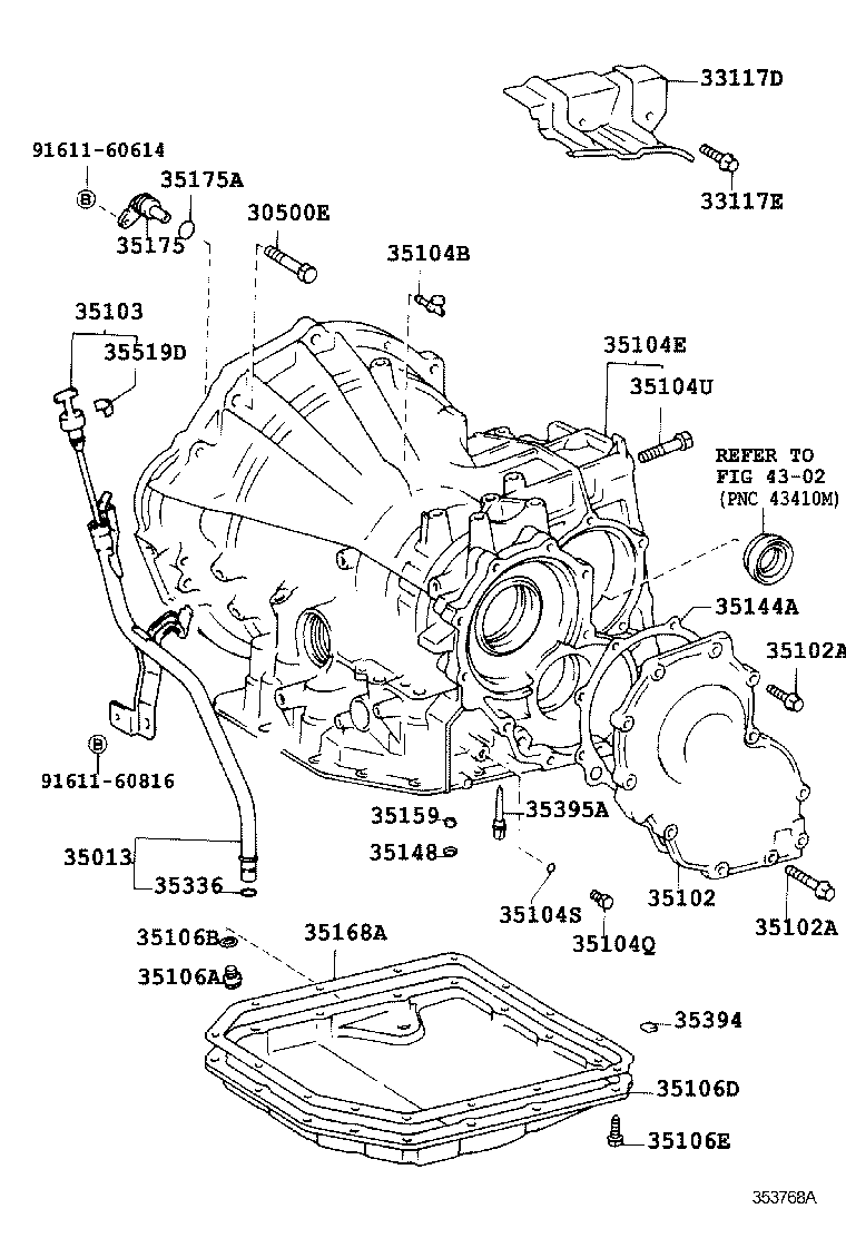 35103-02070 GAGE SUB-ASSY, TRANSMISSION OIL LEVEL product image