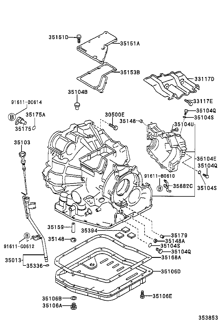 33117-YC020 PROTECTOR, AUTOMATIC TRANSMISSION CASE product image