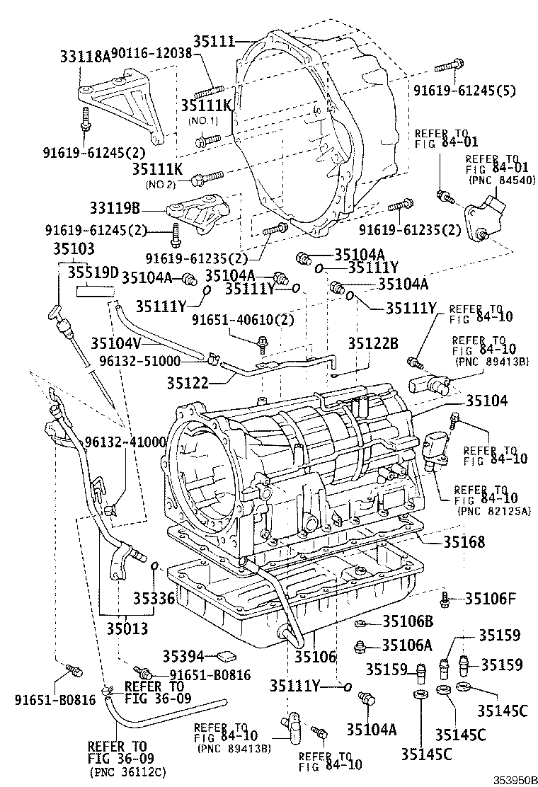 35104-60140 CASE SUB-ASSY, AUTOMATIC TRANSMISSION product image