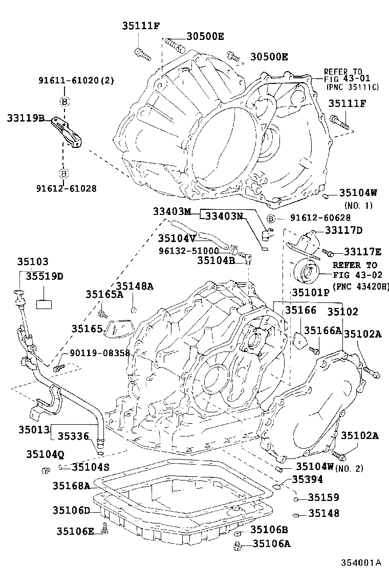 35012-21020 HOSE SUB-ASSY, TRANSMISSION BREATHER product image