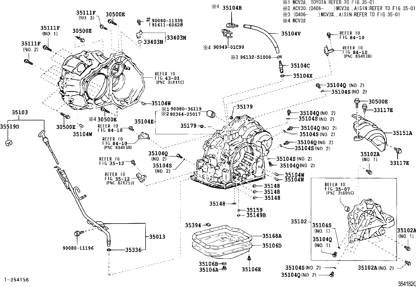 35104-06010 CASE SUB-ASSY, AUTOMATIC TRANSAXLE product image