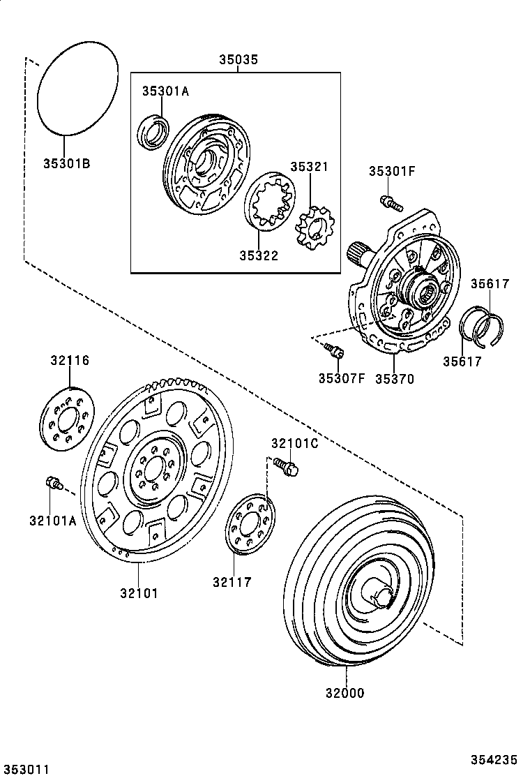 90080-31068 SEAL, OIL (FOR FRONT OIL PUMP) product image