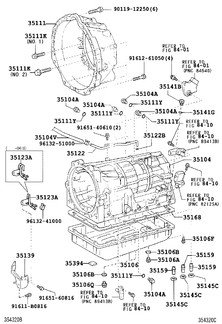 35111-60140 HOUSING, AUTOMATIC TRANSMISSION product image