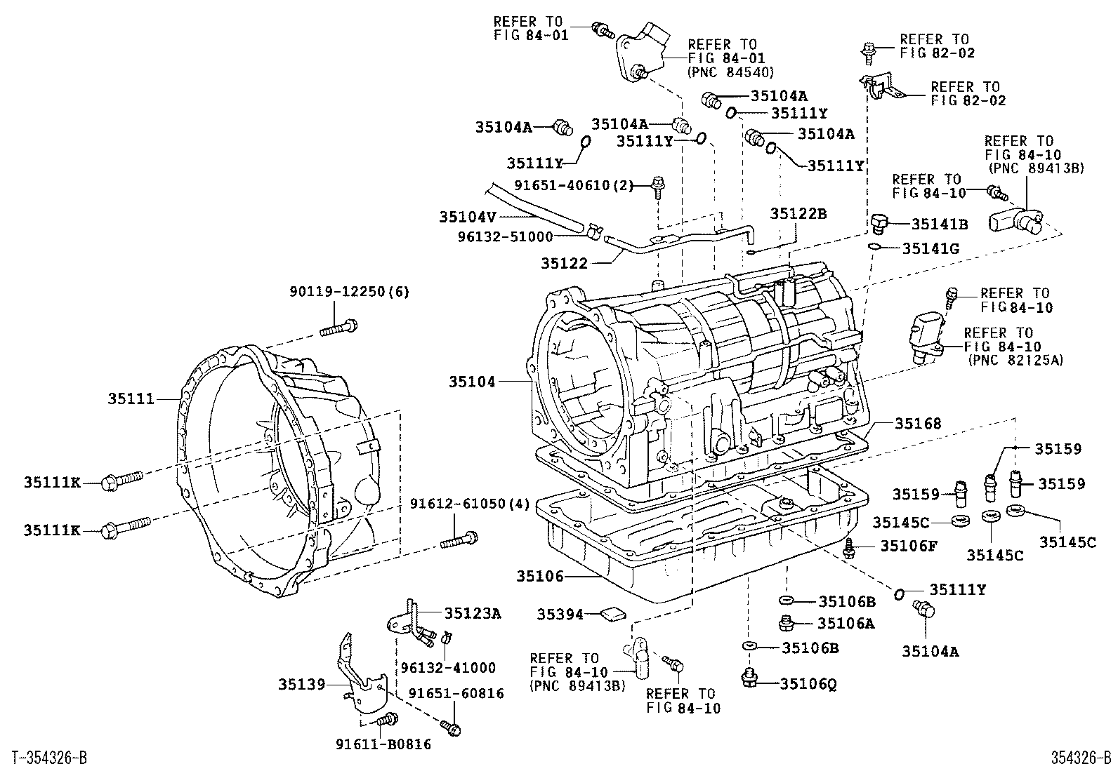 35104-60140 CASE SUB-ASSY, AUTOMATIC TRANSMISSION product image