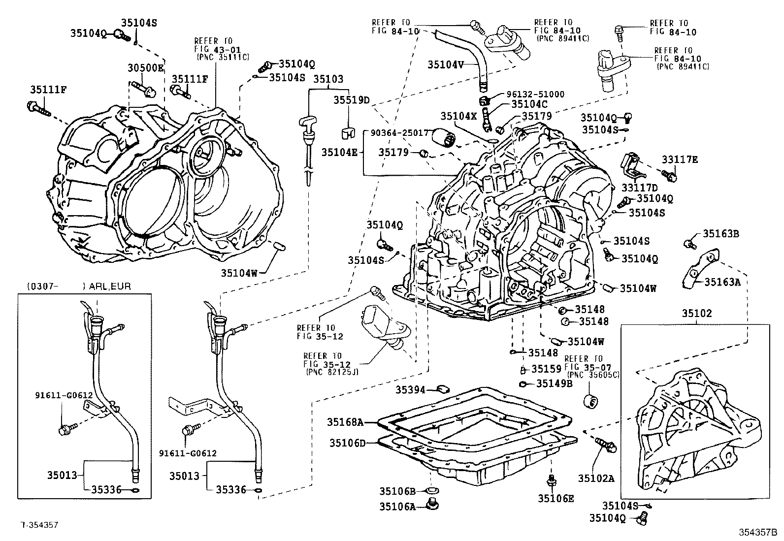 35104-28080 CASE SUB-ASSY, AUTOMATIC TRANSAXLE product image