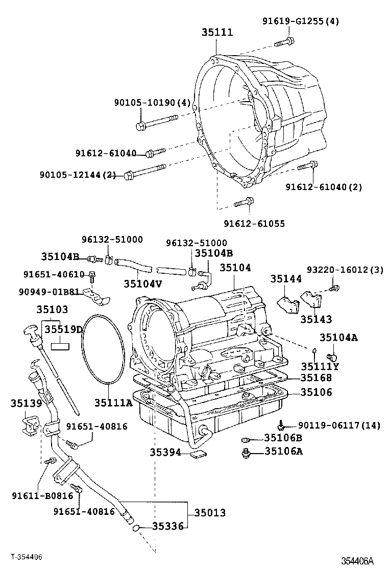 35111-26020 HOUSING, AUTOMATIC TRANSMISSION product image