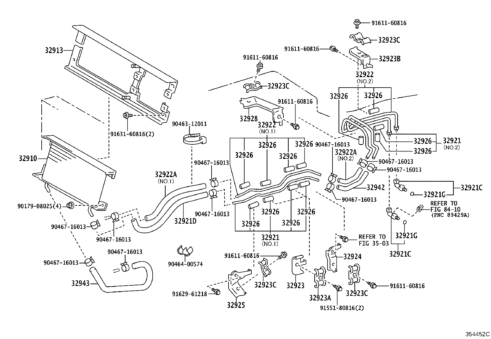 32941-36060 HOSE(FOR OIL COOLER INLET) product image