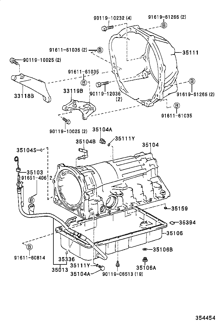 35111-60080 HOUSING, AUTOMATIC TRANSMISSION product image