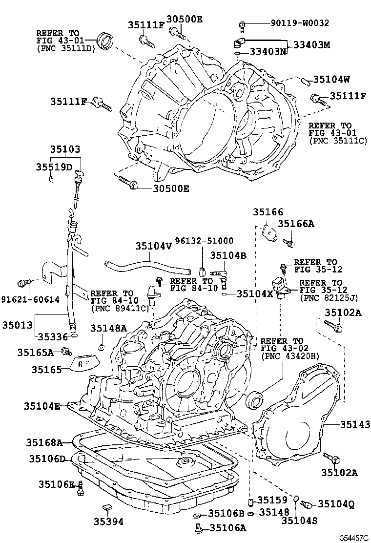 35165-44010 PLATE, TRANSMISSION CASE, NO.1 product image