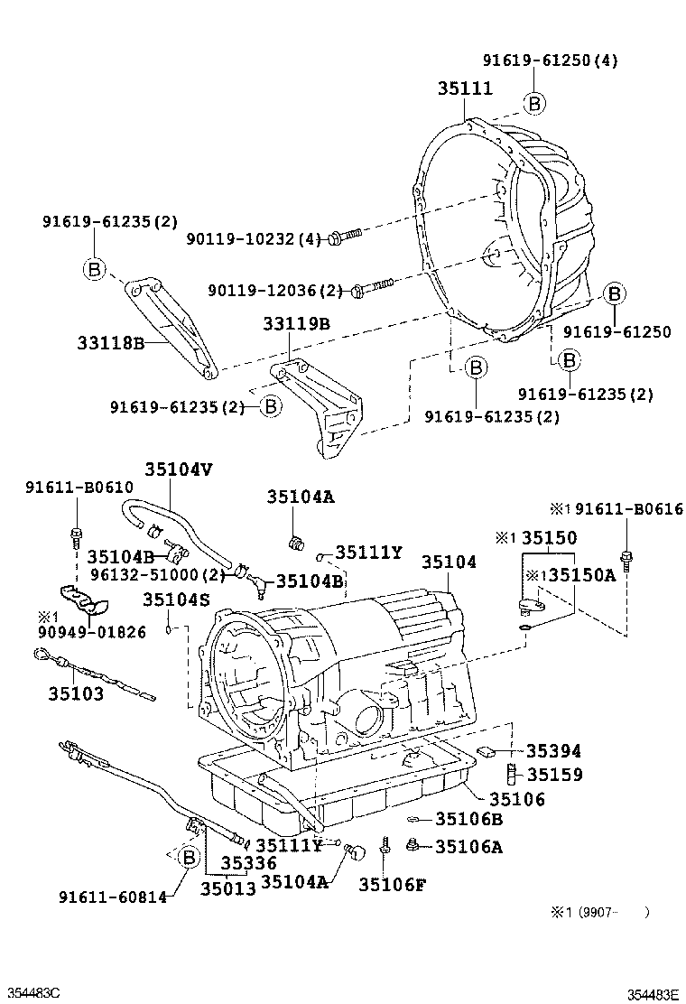 35111-26020 HOUSING, AUTOMATIC TRANSMISSION product image
