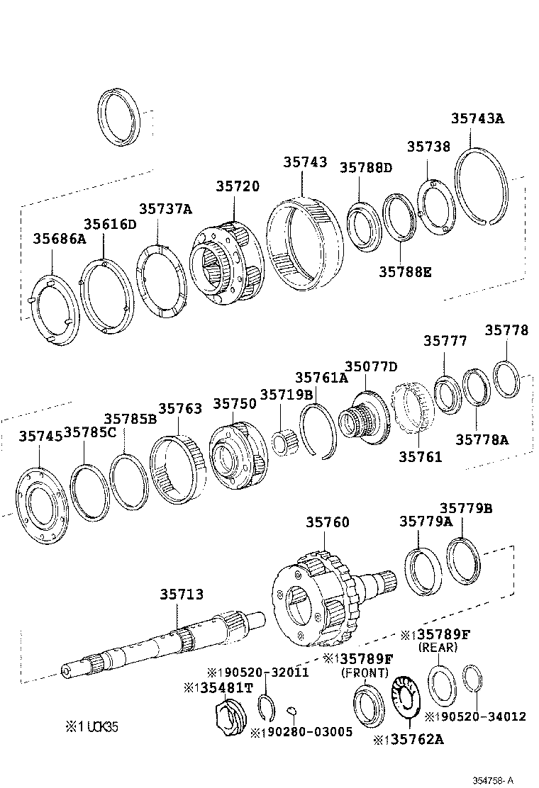 33481-34040 GEAR, SPEEDMETER DRIVE (ATM) product image