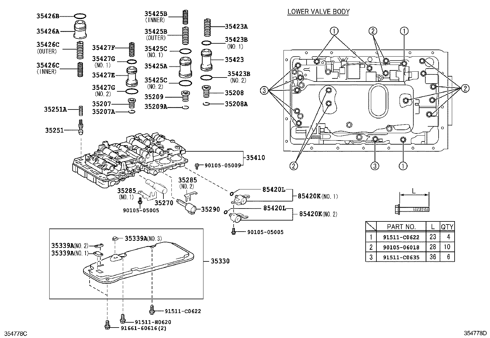 35330-04010 STRAINER ASSY, VALVE BODY OIL product image
