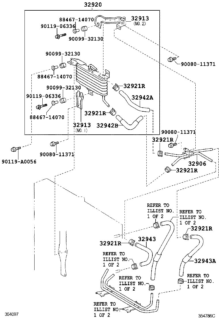 32913-04040 BRACKET, OIL COOLER product image