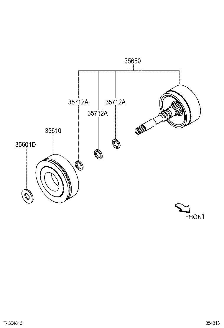 35789-87209 RACE, THRUST BEARING (FOR INPUT SHAFT FRONT) product image