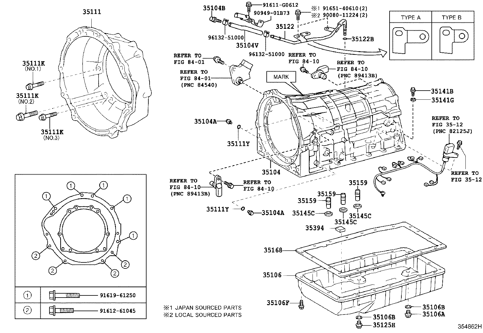 35106-60150 PAN SUB-ASSY, AUTOMATIC TRANSMISSION OIL product image