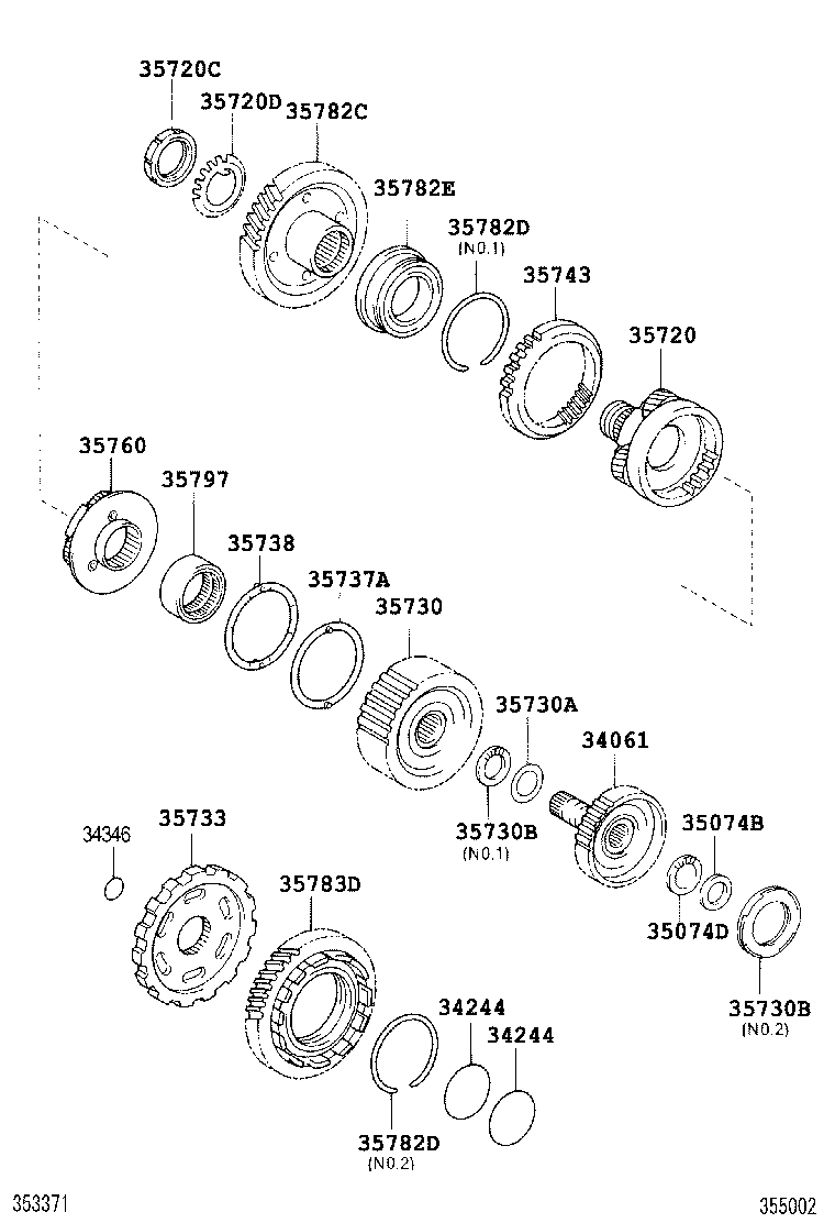35783-07010 GEAR, COUNTER DRIVEN product image