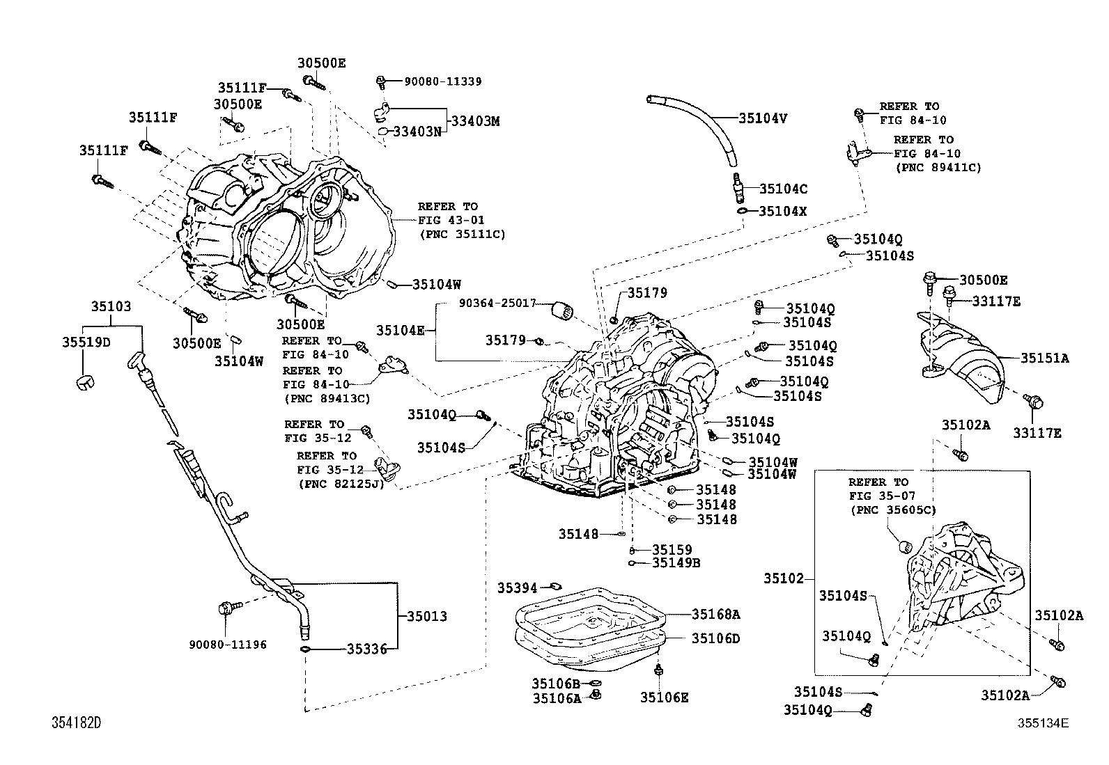 35103-06110 GAGE SUB-ASSY, TRANSMISSION OIL LEVEL product image