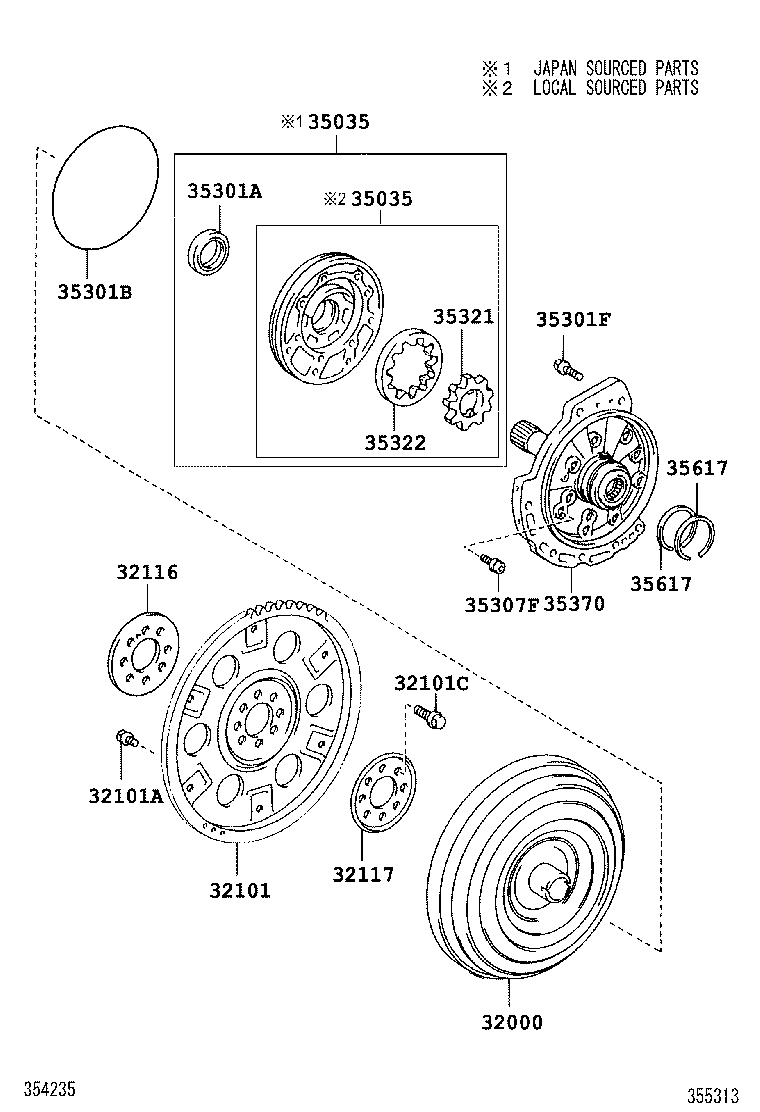 90080-31068 SEAL, OIL (FOR FRONT OIL PUMP) product image
