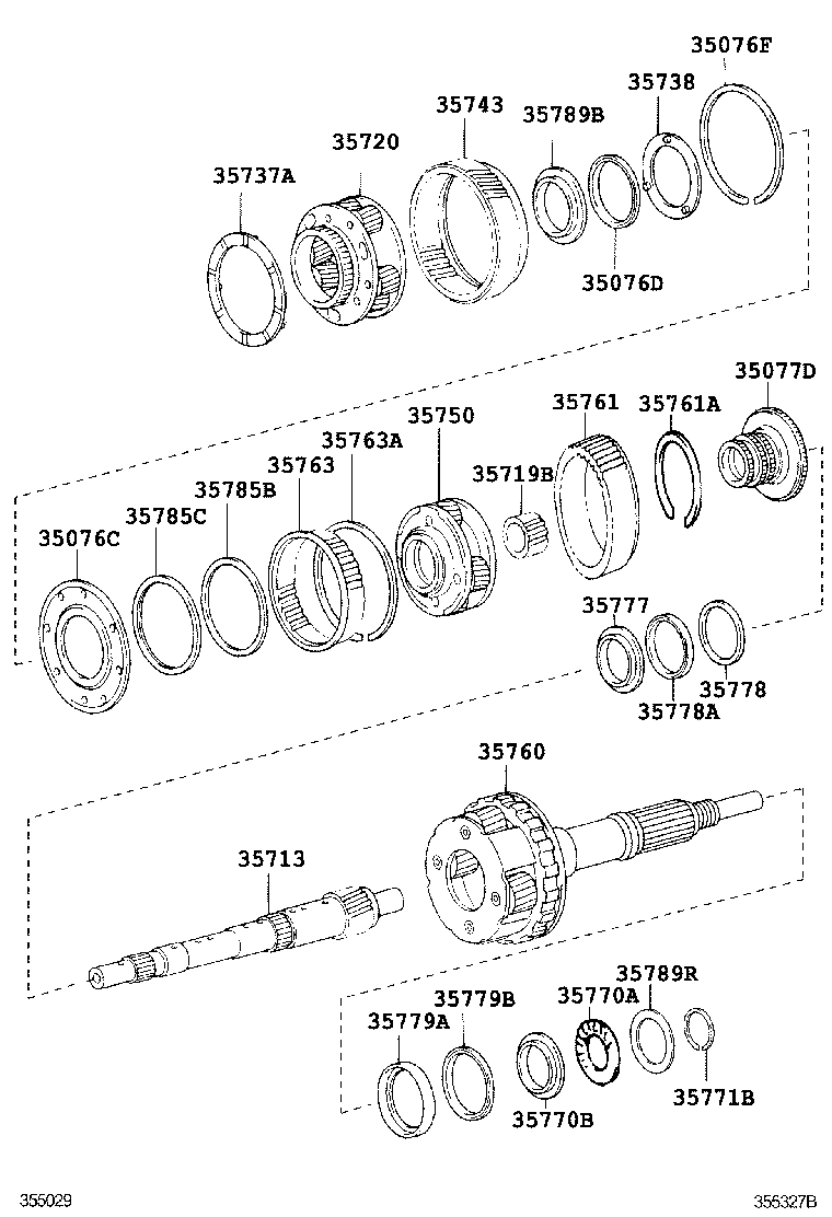 35760-30110 GEAR ASSY, REAR PLANETARY product image