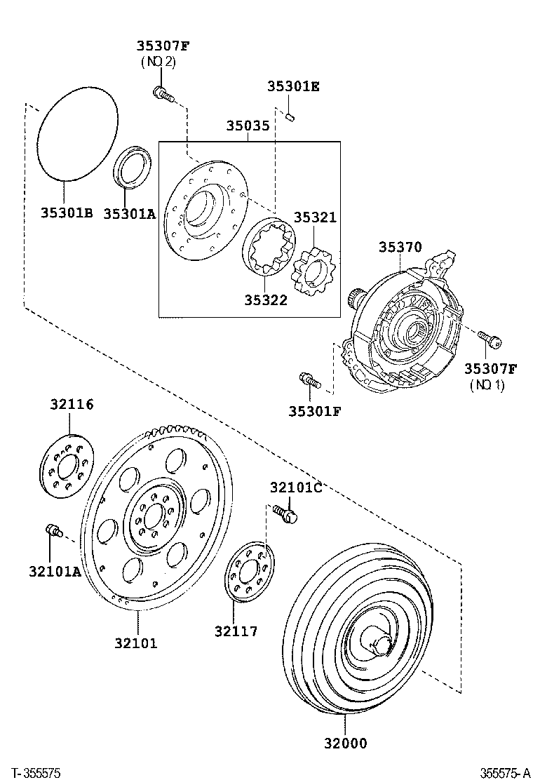 90080-30078 RING, O (FOR FRONT OIL PUMP BODY) product image