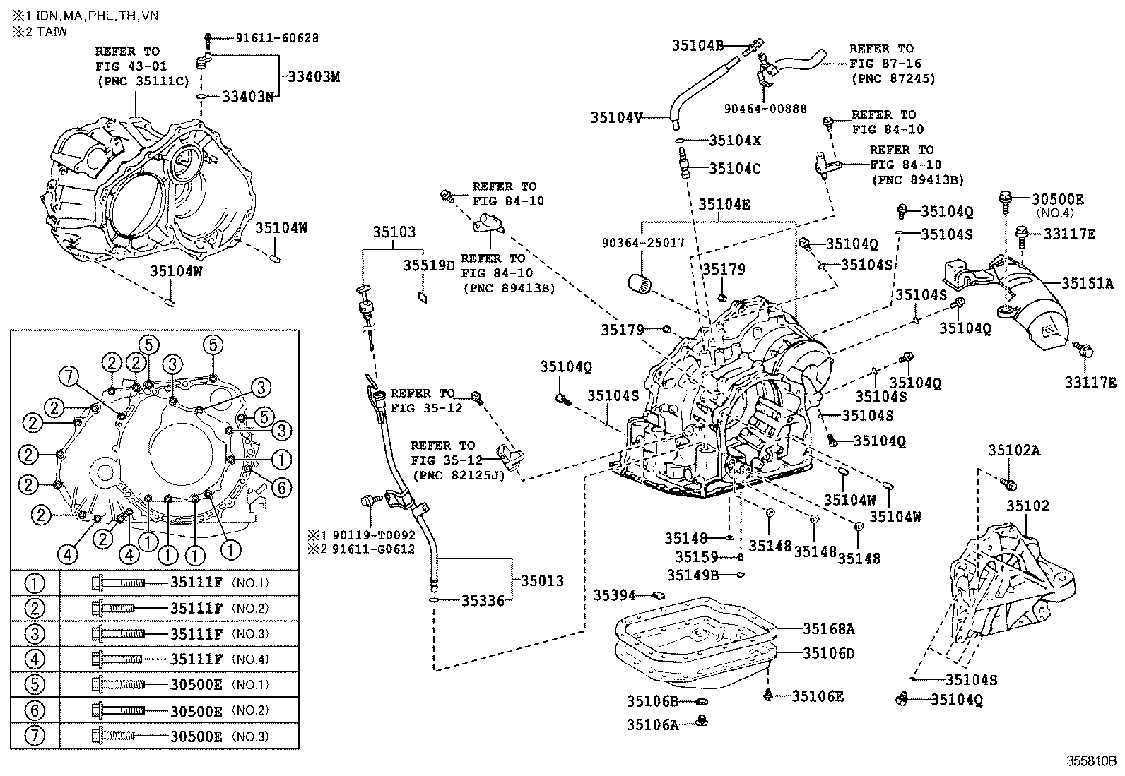 35013-06150 TUBE SUB-ASSY, TRANSMISSION OIL FILLER product image