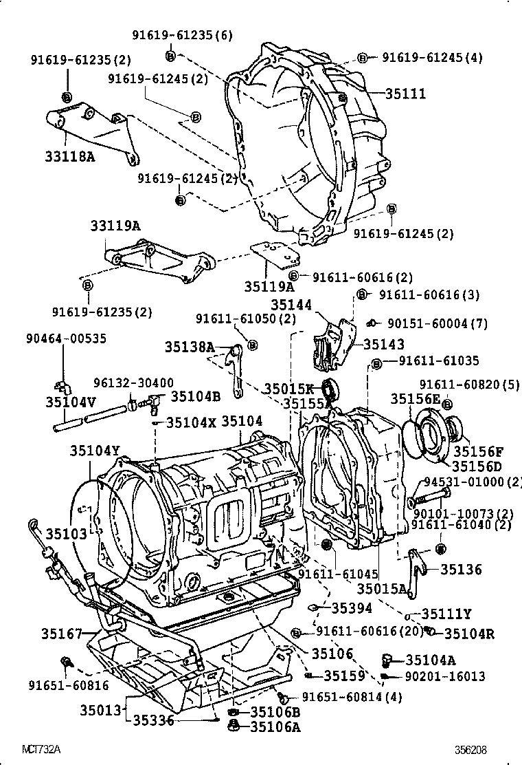 35167-60030 PROTECTOR, TRANSMISSION OIL PAL product image
