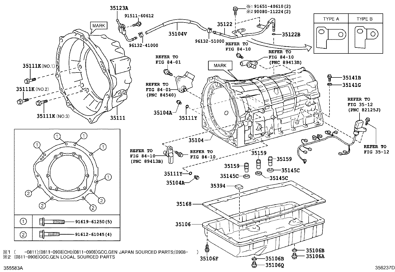 35104-0C010 CASE SUB-ASSY, AUTOMATIC TRANSMISSION product image