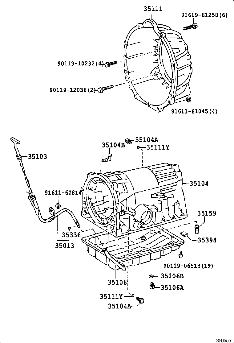 35167-30010 PROTECTOR, TRANSMISSION OIL PAL product image