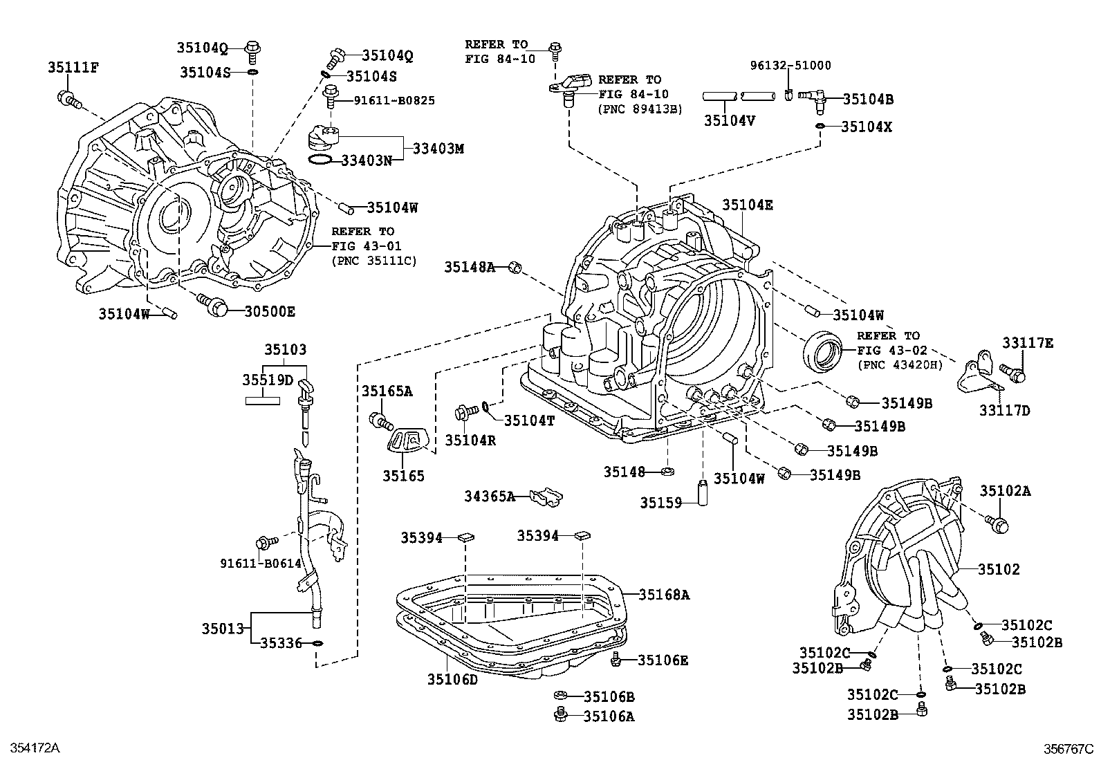 35104-52010 CASE SUB-ASSY, AUTOMATIC TRANSAXLE product image