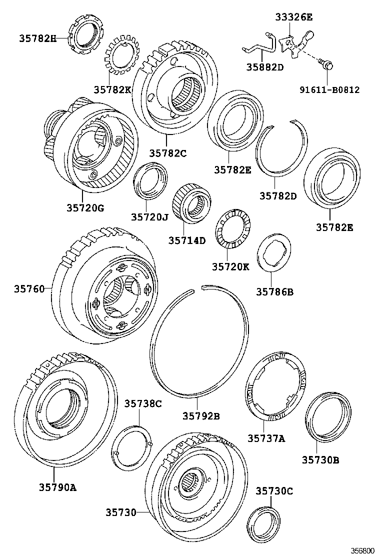 35783-33040 GEAR, COUNTER DRIVEN product image