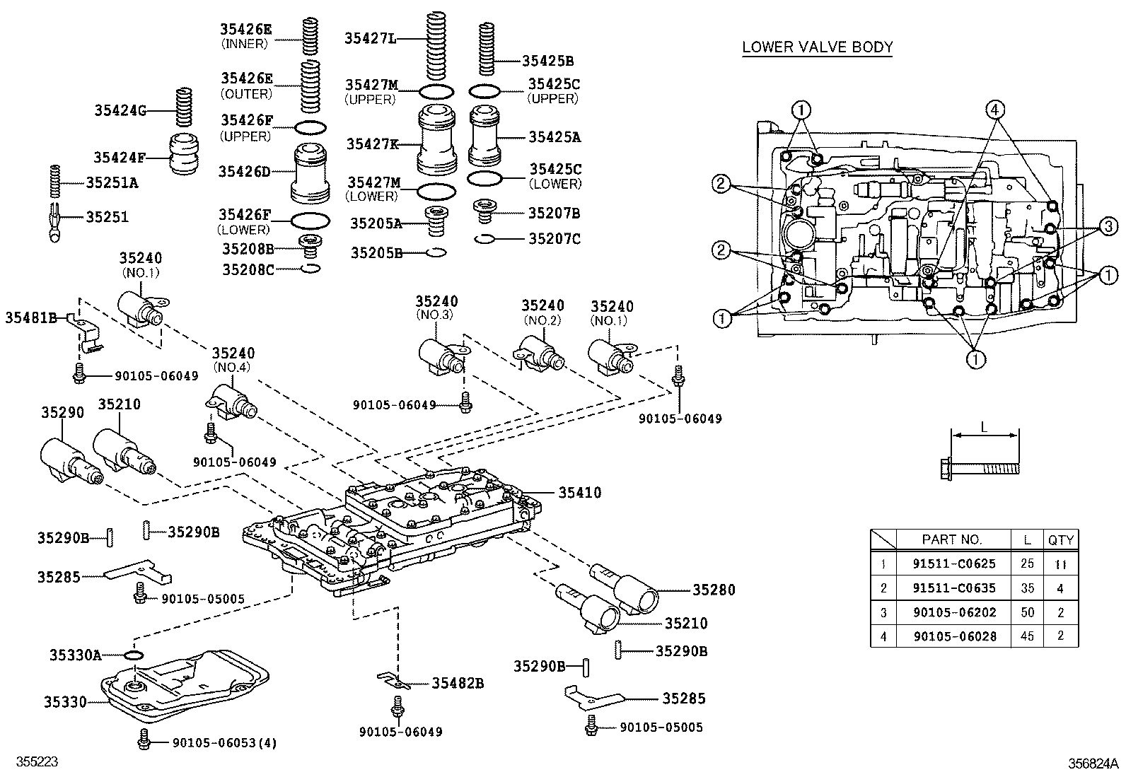 35240-50040 SOLENOID ASSY, AUTOMATIC TRANSMISSION 3WAY product image