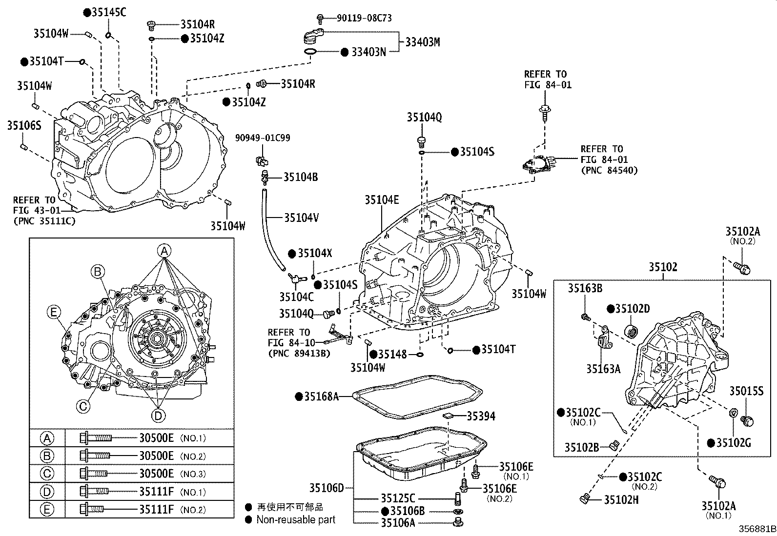 35104-48010 CASE SUB-ASSY, AUTOMATIC TRANSAXLE product image