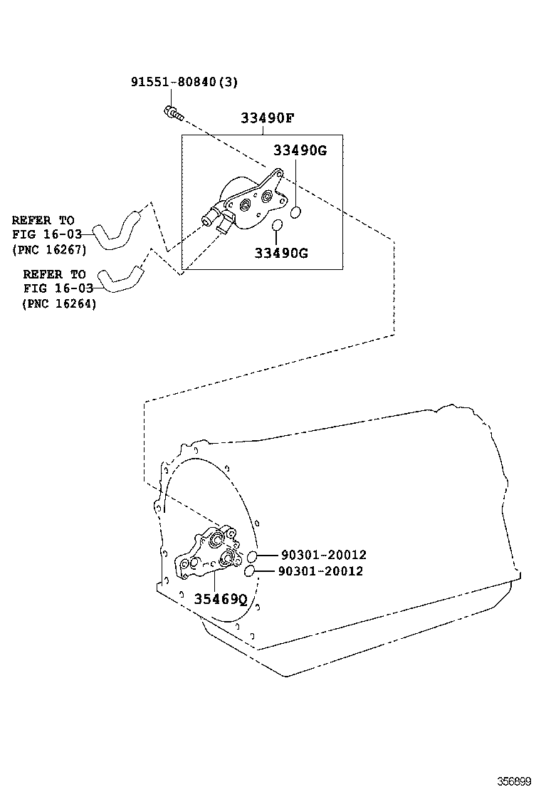 32942-0C070 HOSE, OIL COOLER OUTLET, NO.3 product image