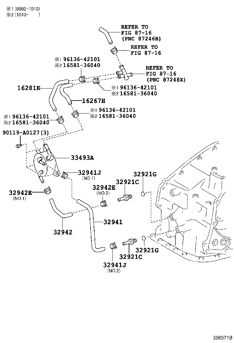 32922-06210 TUBE, OIL COOLER OUTLET, NO.1 product image