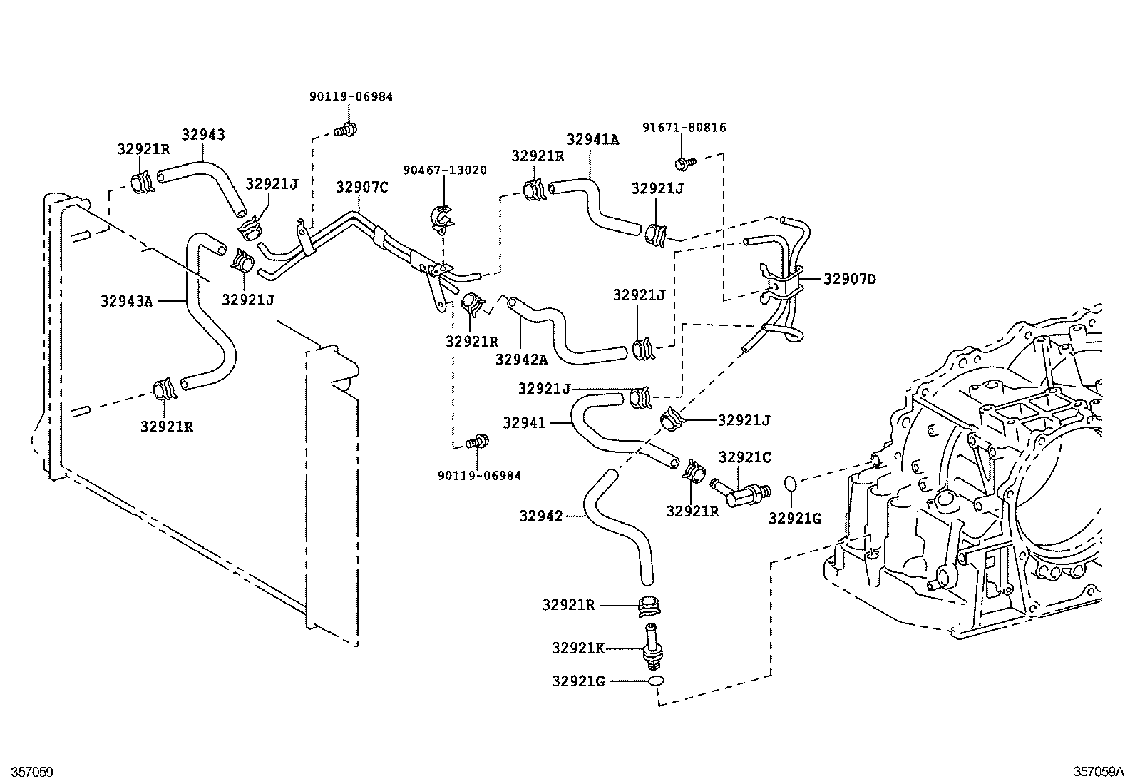 90404-13005 UNION(FOR OIL COOLER TUBE) product image